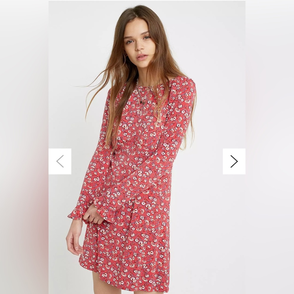 FREE PEOPLE Say Hello Floral Mini Dress